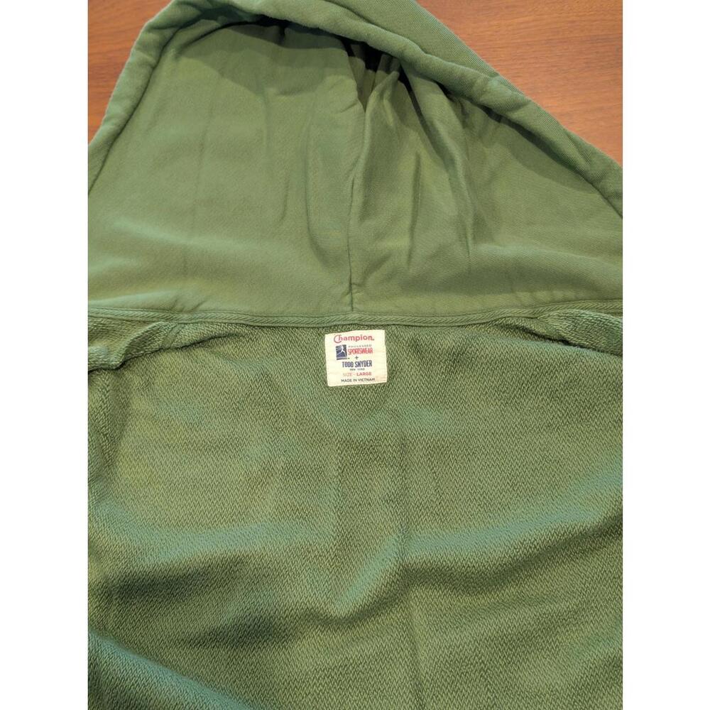 Todd Snyder x Champion Hoodie Green Men’s Size M - Picture 3 of 3